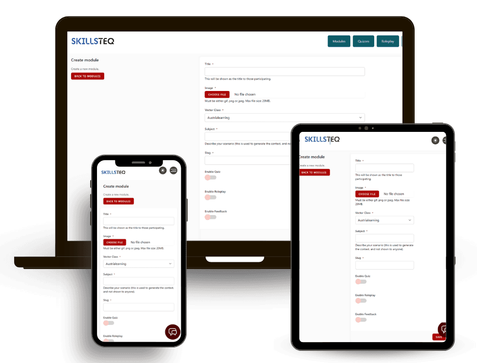 Assessment Device Mockups